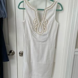 New Lilly Pulitzer Janice shift dress in Resort White - size 4